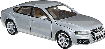 

Автомодель "Audi A7 Sportback", 1:24, серая - Автопром (20-346359)