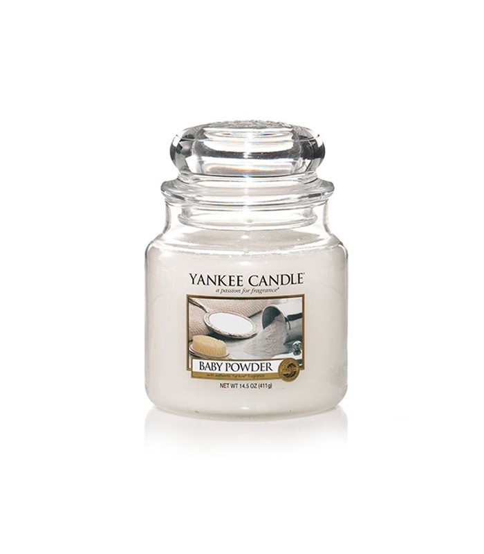 

Ароматическая свеча Yankee Candle BABY POWDER Medium Jar 1122151E