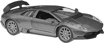 

Автомодель "Porsche", серая - Автопром (20-795348)