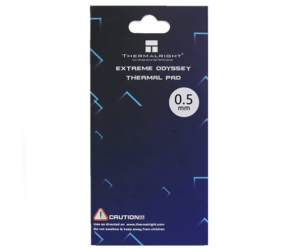 

Термопрокладка Odyssey 85x45x0.5мм Thermalright Thermal Pad 12.8 W/mK серая