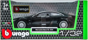 

Автомодель Mercedes Benz CL-550, Черная - Bburago (20-237165)