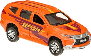 

Автомодель Mitsubishi Pajero Sport, оранжевая - TechnoPark (20-671158)