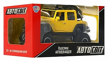 

Джип инерционный "AS-2843", желтый - АвтоСвіт (20-971045)