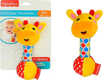 

Погремушка с пищалкой "Жираф" - Fisher-Price (20-754706)
