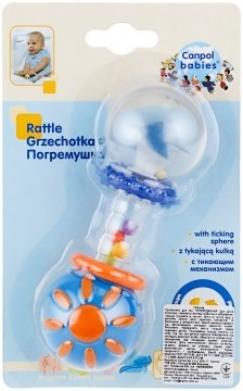 

Погремушка "Прозрачный шар", сине-оранжевая - Canpol Babies (20-219711)