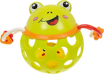 

Игрушка погремушка "Жабка", зеленая - Lindo (20-584003)