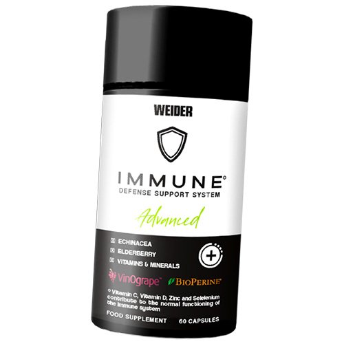 

Витамины для иммунитета, Immune Advance, Weider 60капс (36089012)