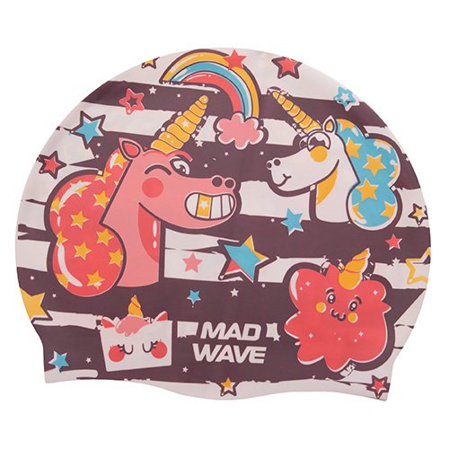 

Шапочка для плавания детская Unicorn M057914 Mad Wave Коричневый (60444168)