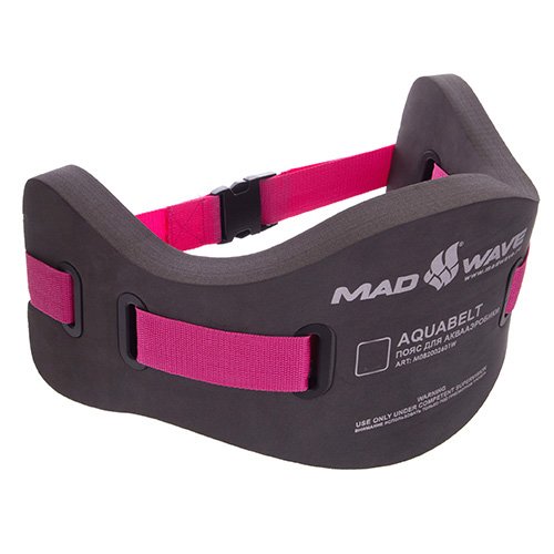 

Пояс для аквааэробики M082002 Mad Wave S Серо-розовый (60444145)