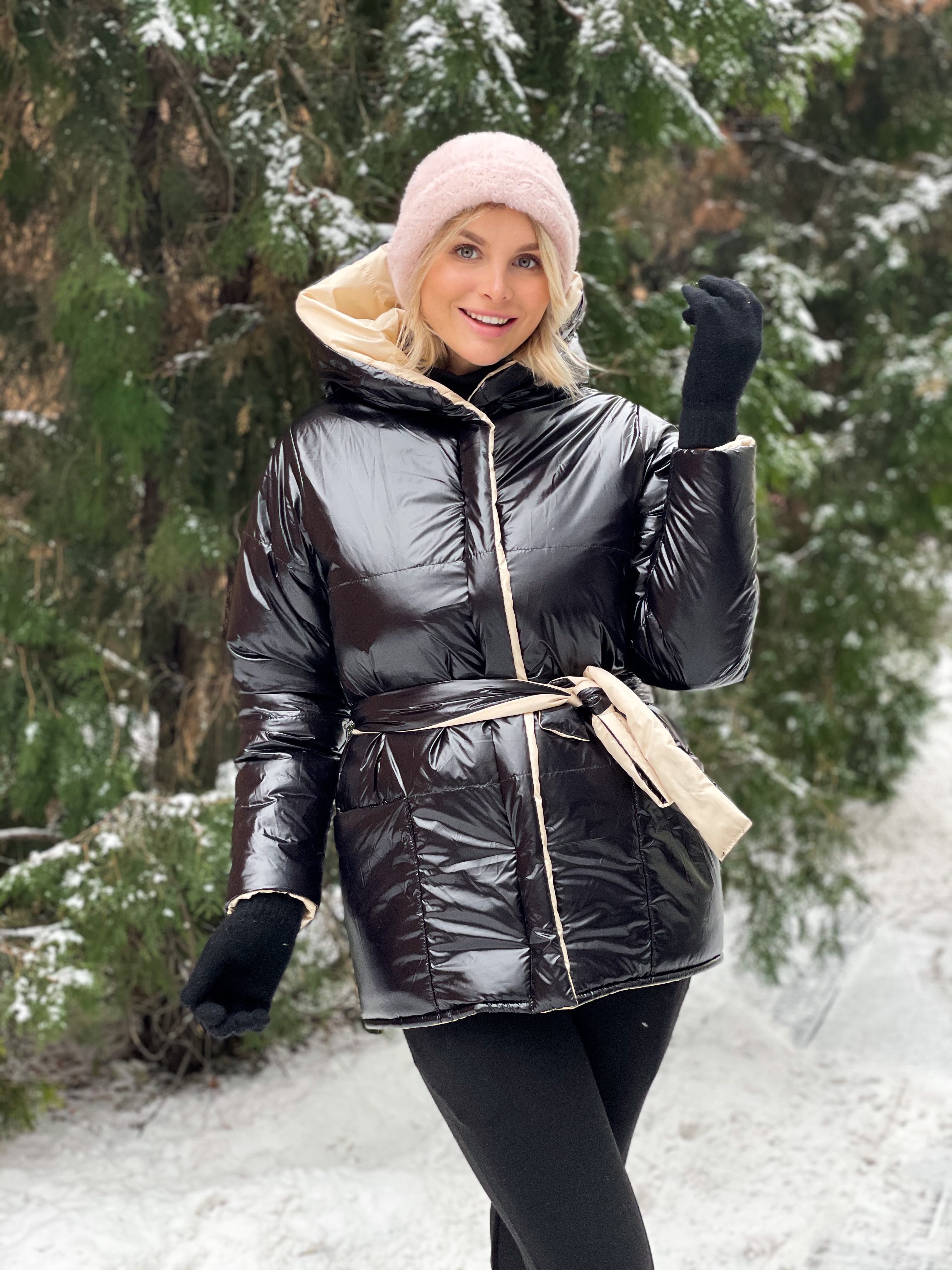 

Пуховик капюшон короткий - чорний лак/беж мат (09.06.11.0201.09.0102.00, Пуховик капюшон короткий M-L чорний лак/беж мат (09.06.11.0201.09.0102.00.M-L)