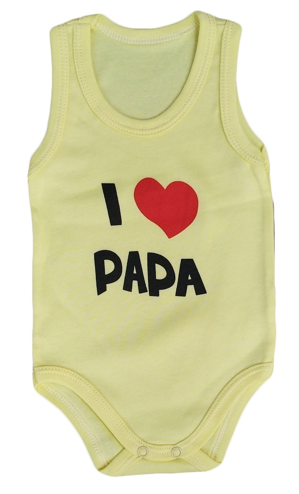 

Боди майка Findik "I love papa" 09819 68 см Желтый