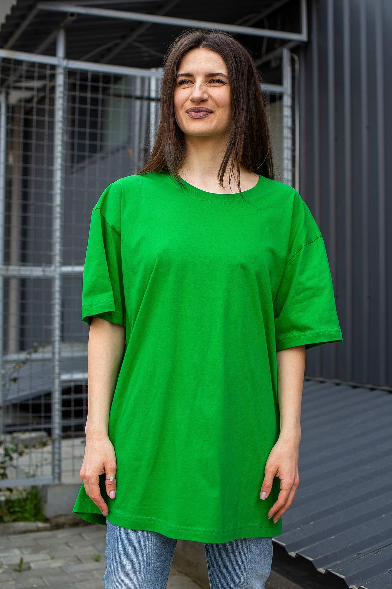 

Оверсайз Without Футболка Without Great S/M Зеленый