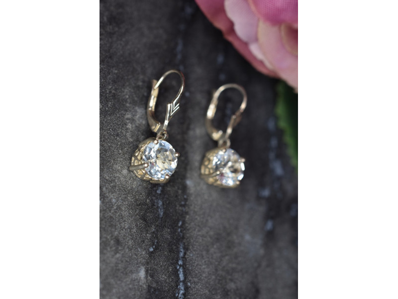 

Серебряные серьги с Прозрачным Кварцем Sky Jewelry 001269
