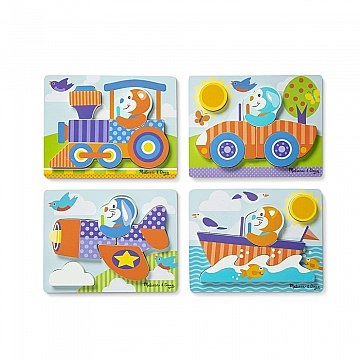 

Первые деревянные пазлы "Транспорт" - Melissa&Doug (20-822160)