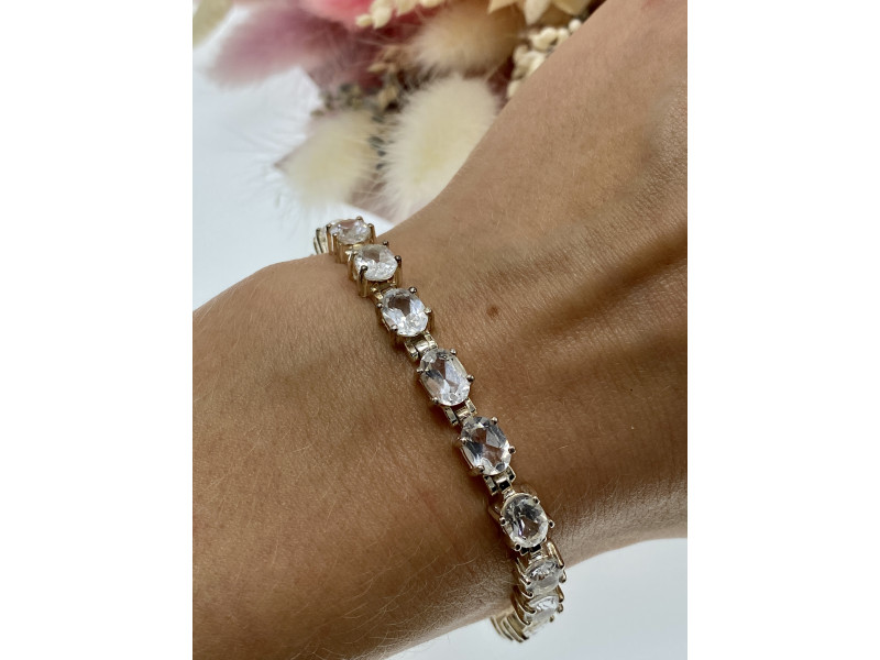

Серебряный браслет с камнями шпинель Блеск Натуральный Sky Jewelry 003097