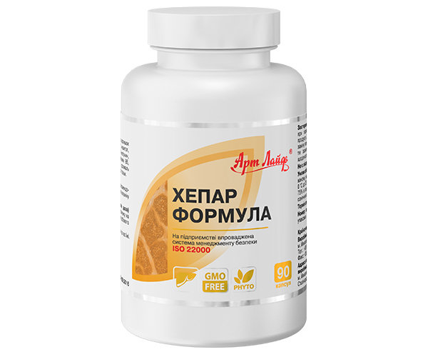 

Натуральный гепатопротектор Артлайф для печени Хепар Формула 90 капсул (7002)