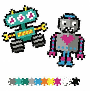 

Пиксельные пазлы Jixelz "Сделай робота" - Fat Brain Toys (20-970165)