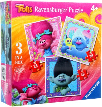 

Пазл 3в1 "Тролли", 110 элементов - Ravensburger (20-433579)