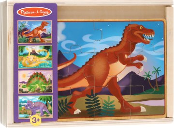 

Набор из 4 пазлов "Динозавры" - Melissa&Doug (20-23621)