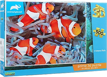 

3D Пазл "Рыбки Клоун", 500 элементов - Prime 3D (20-950059)