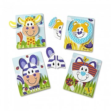 

Первые деревянные пазлы "Сафари" - Melissa&Doug (20-822156)