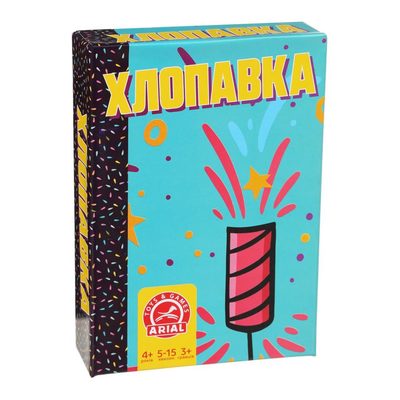 

Настольная игра Arial Хлопушка на украинском (4820059911579) (10-560774)