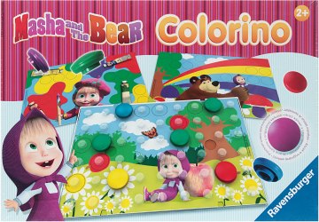 

Настольная игра "Колорино", Маша и Медведь - Ravensburger (20-290937)
