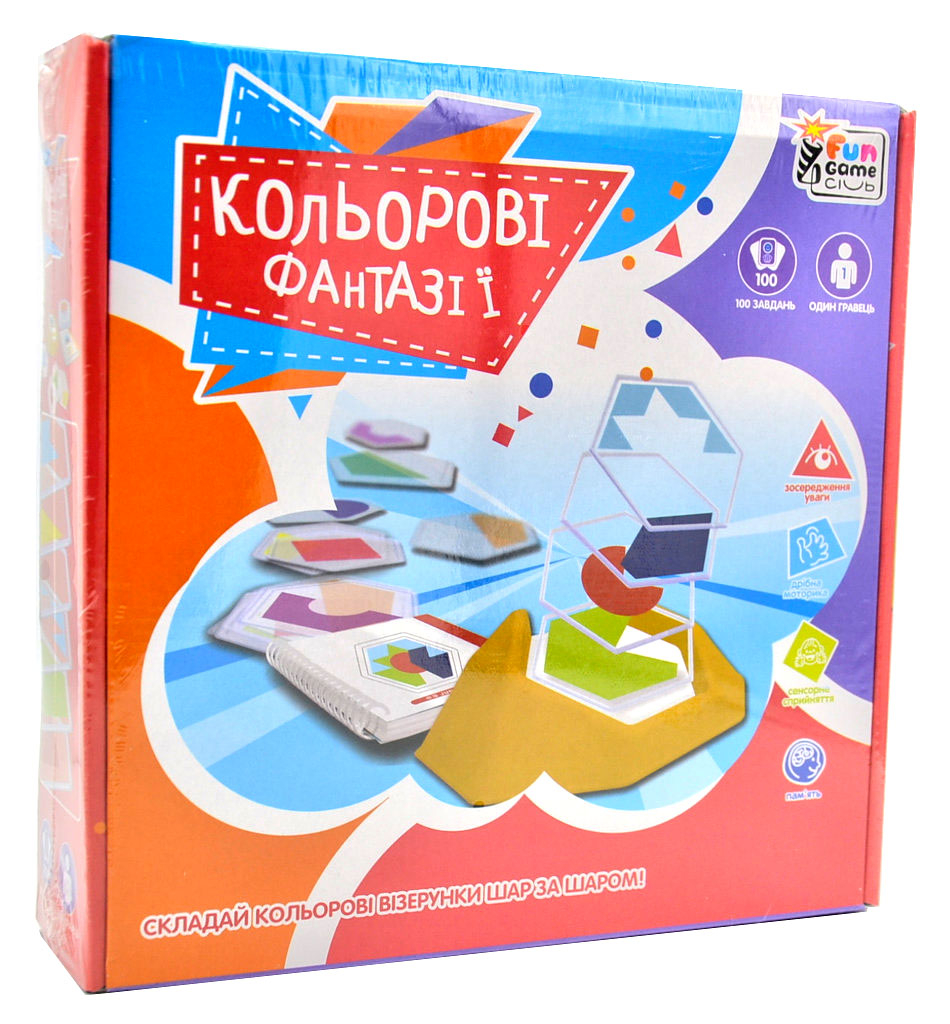 

Розвиваюча гра Fun Game Кольорові фантазії (UKВ-В 0041)