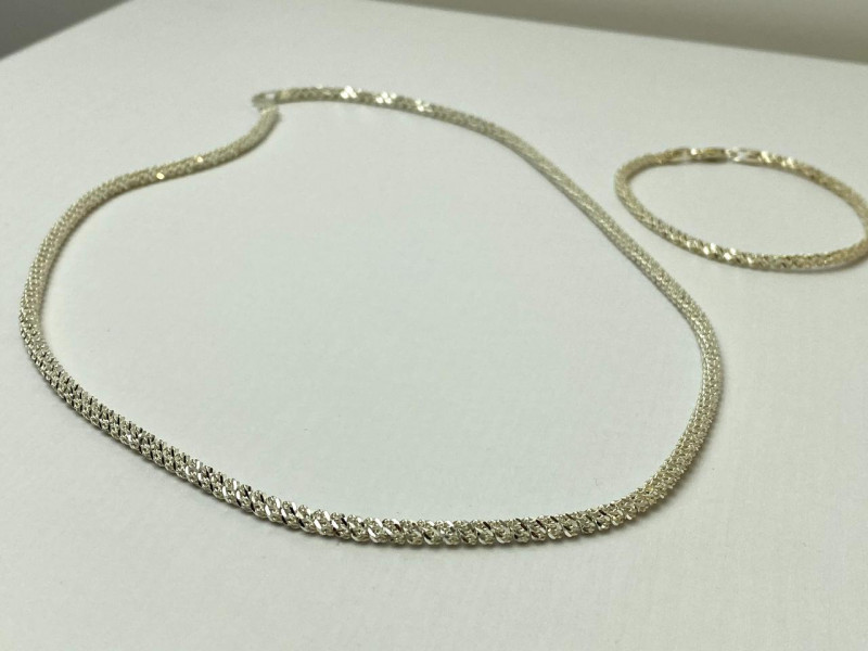 

Стильный Серебряный Набор Italy Sky Jewelry 002076