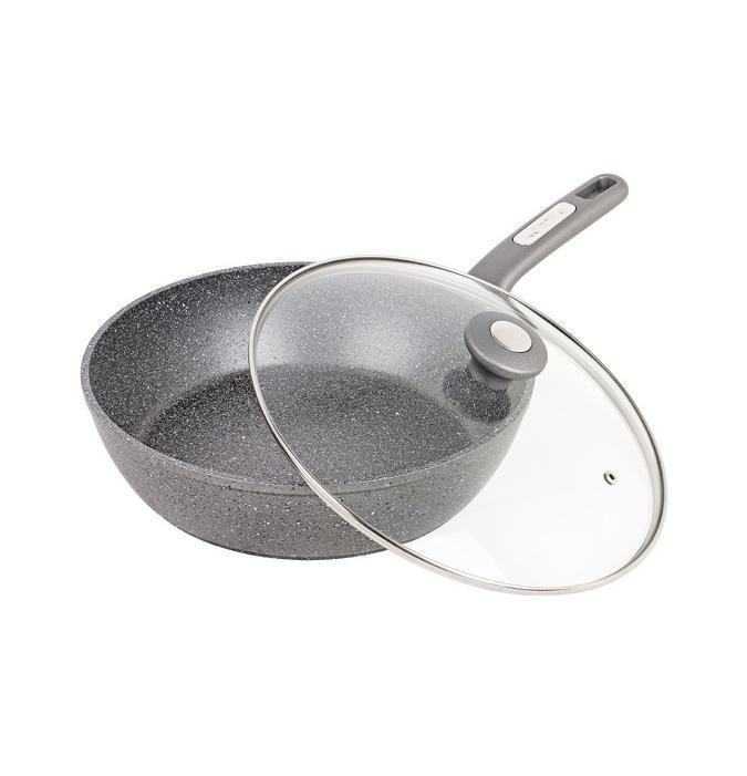 

Сковорода-сотейник Kamille Granite d 24см с крышкой (KM-4275GR_psg)