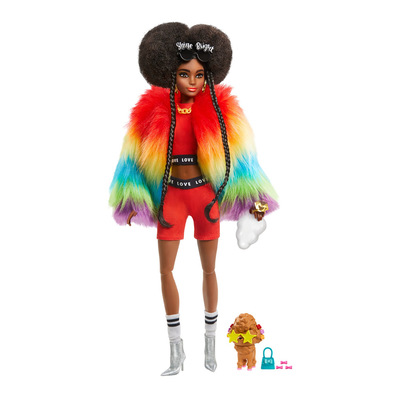 

Кукла Barbie Extra в накидке радужной расцветки (GVR04) (10-562740)
