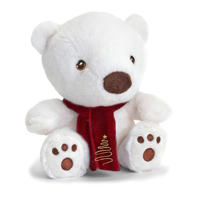

Мягкая игрушка Keel Toys Eco Christmas Полярный мишка 14 см (SX6394/1) (10-559616)