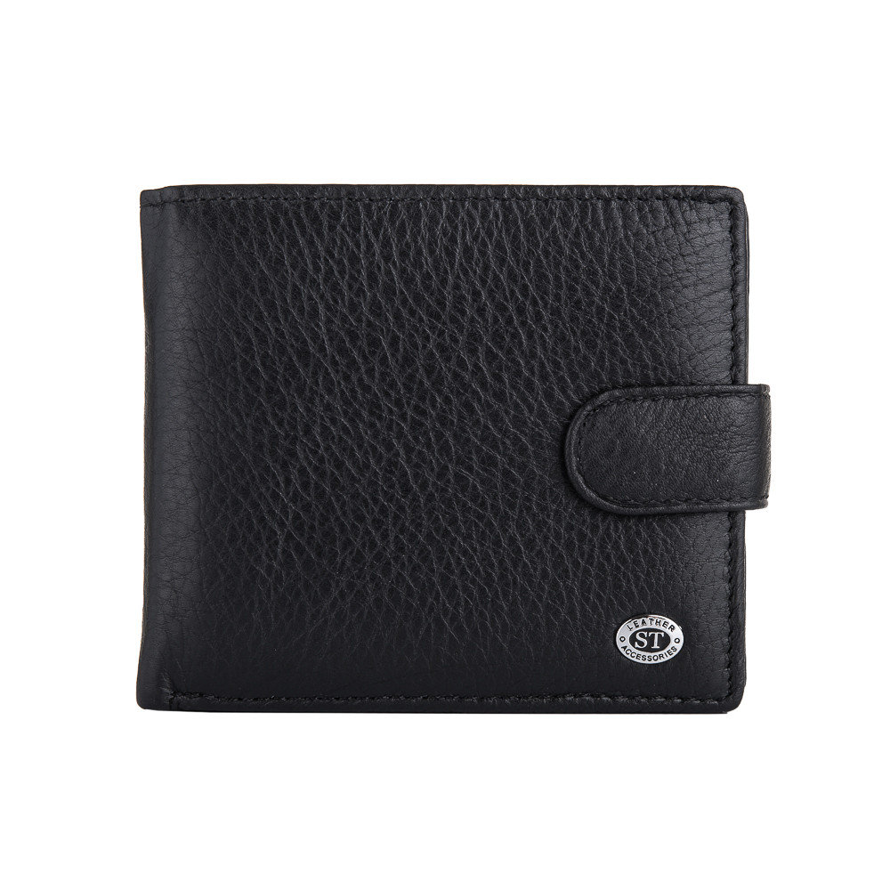 

Мужской кожаный кошелек ST Leather MS 39 Black