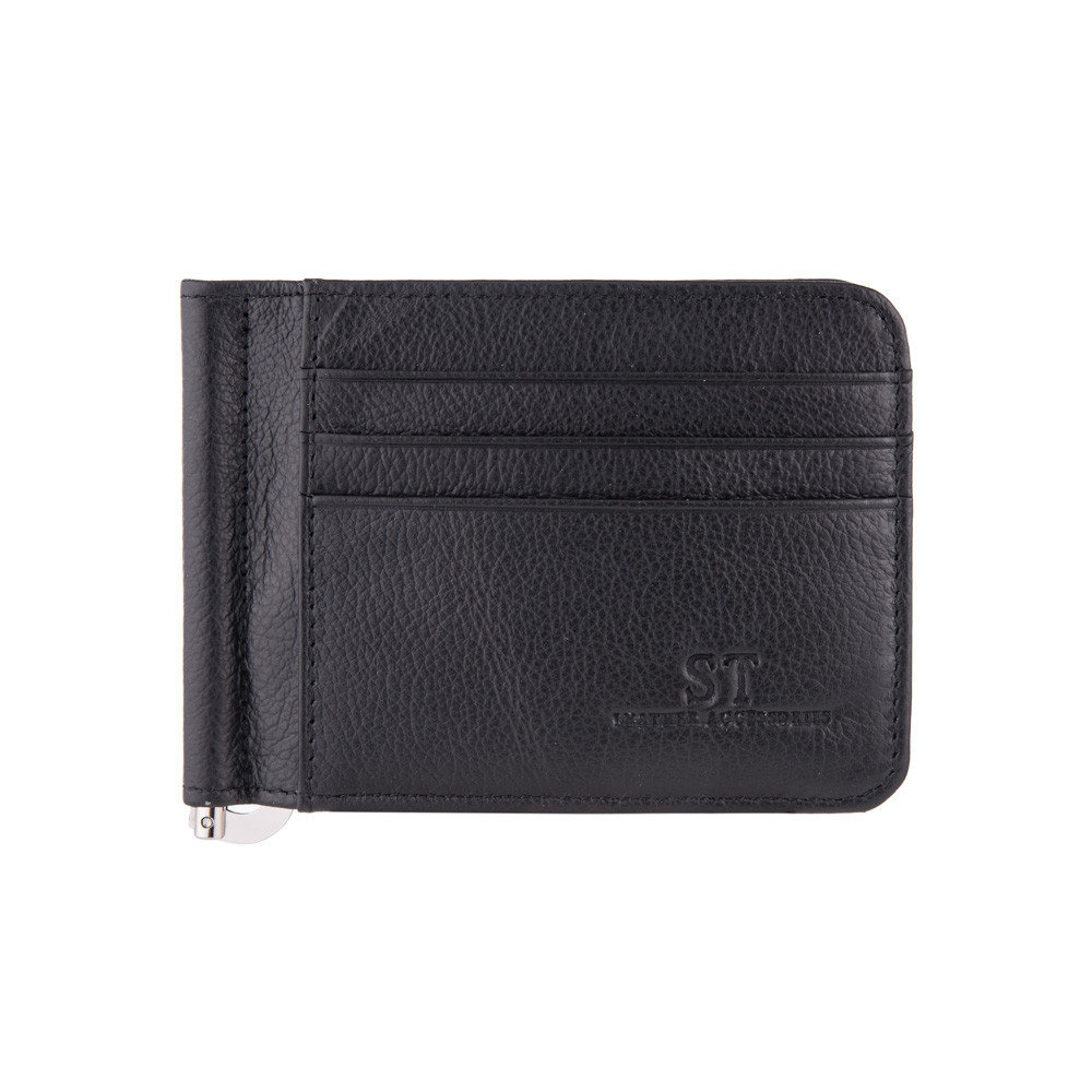 

Кожаный зажим для денег ST Leather 452 Black