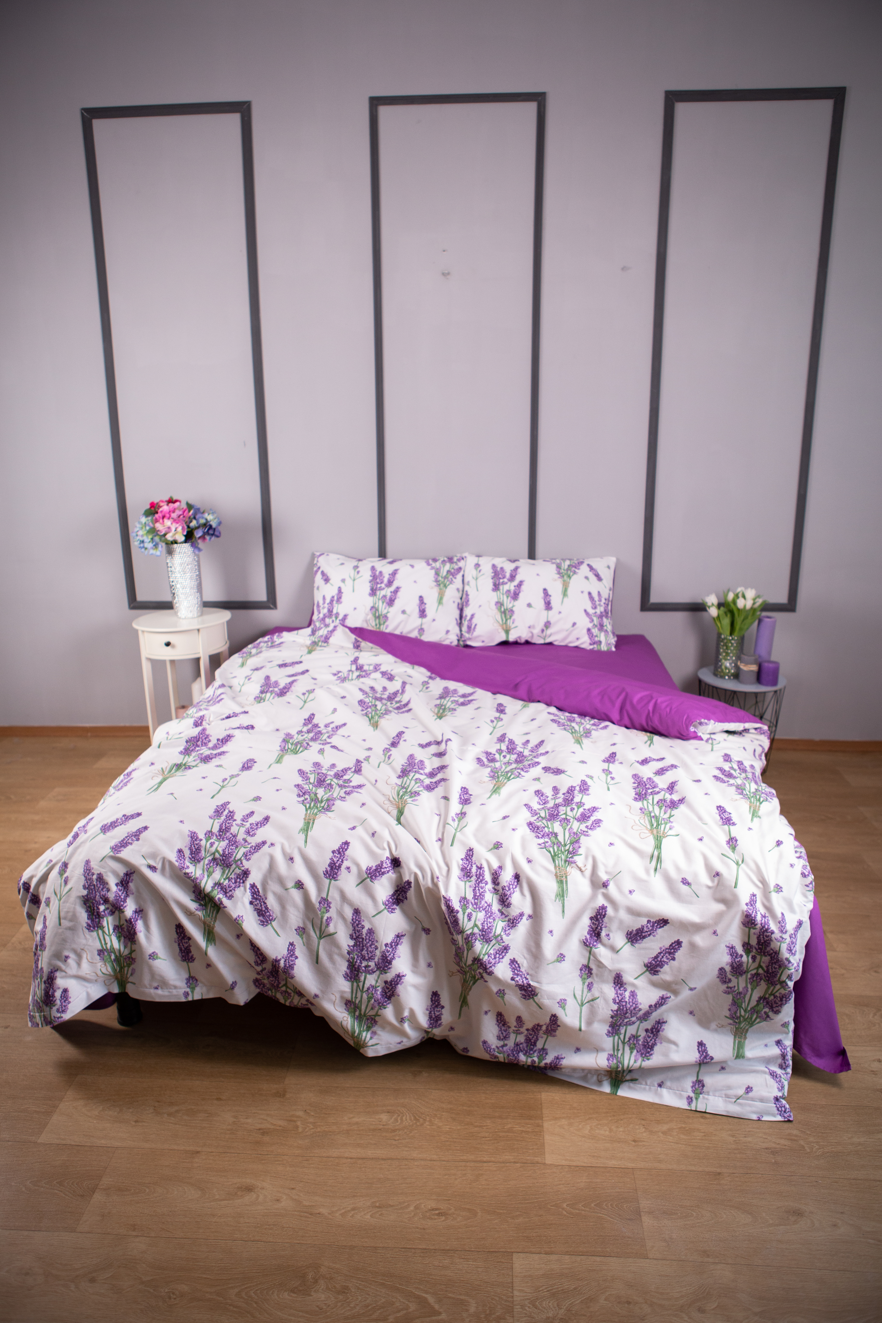 

Комплект постільної білизни SV.HOME Ranforce Lavender Євро (0053)