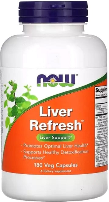 

Витамины для обновления печени Liver Refresh, Now Foods 180 Вегетарианских Капсул (733739024497)