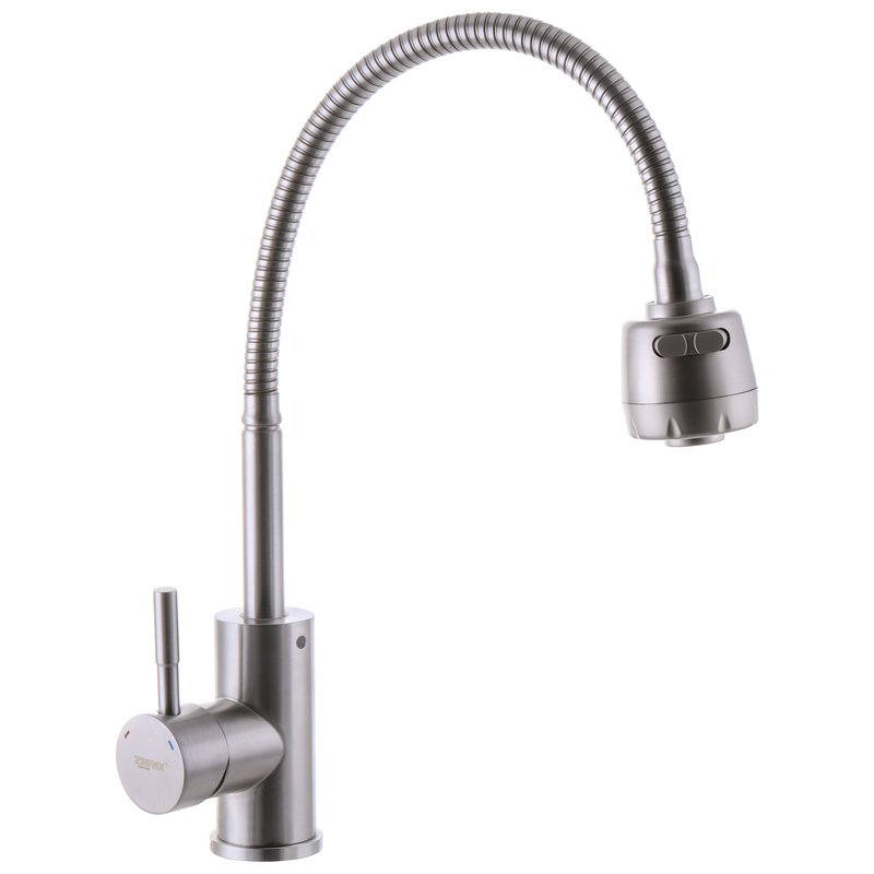 

Смеситель для раковины ZERIX LUX-011 с рефл. изливом