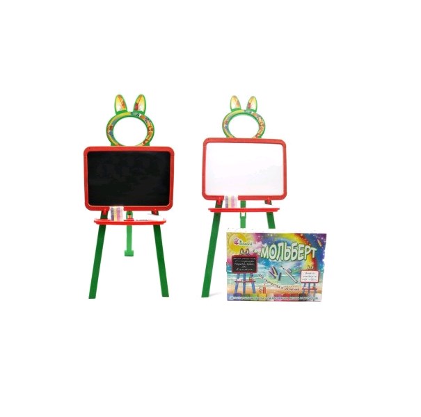 

Доска для рисования DOLONI TOYS магнитная оранжево-зелёная 013777/3RY