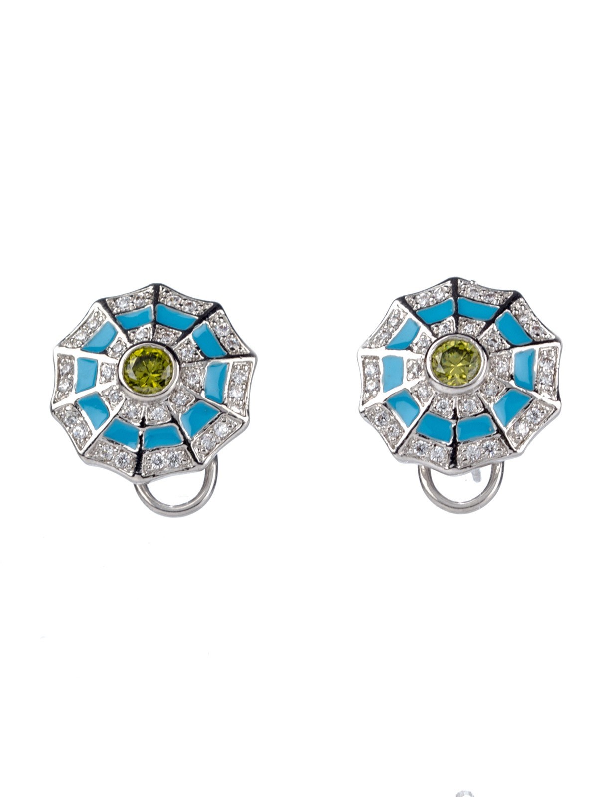 

Серьги Blue Dolphin 15х15 мм Синие (Е64138)