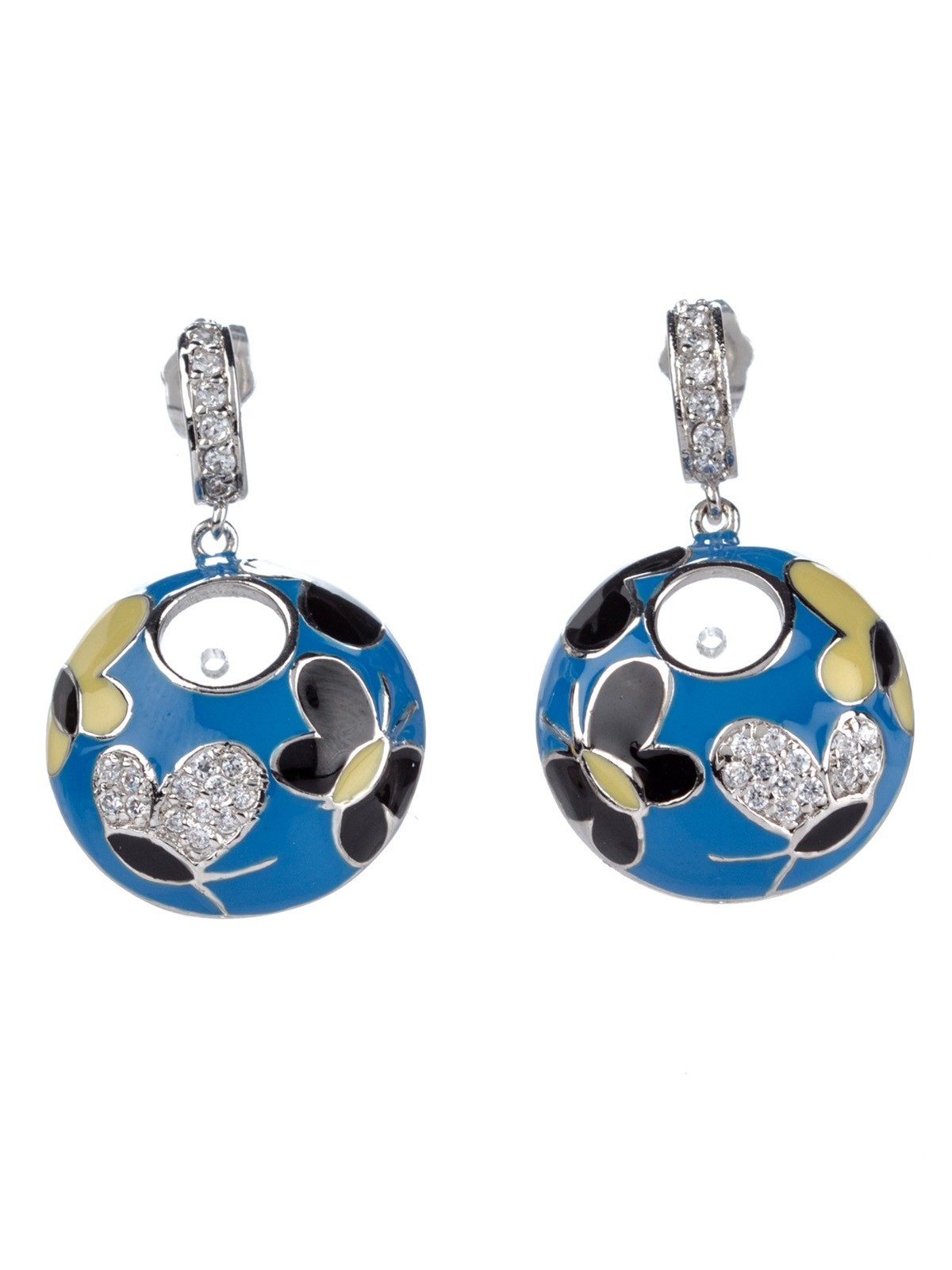 

Серьги Blue Dolphin 20х20 мм Синие (Е76021)