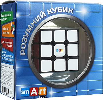 

Головоломка "Кубик 3х3", чёрный с наклейками - Smart Cube (20-870963)