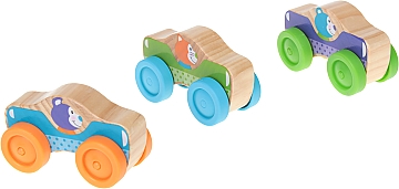 

Набор деревянных машинок-пирамидок - Melissa&Doug (20-607326)