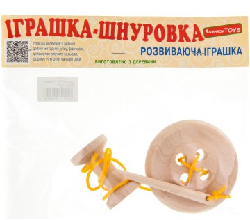 

Шнуровка "Пуговица, катушка, иголка" - KomarovToys (20-330835)