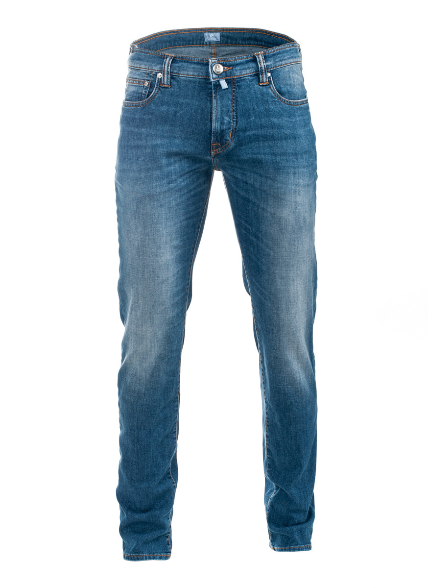 

Мужские джинсы Pierre Cardin с потертостью 38/32 Синие (А:1500/53 М:30031)