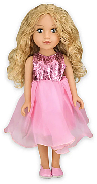 

Кукла "Beauty Star" в розовом с блестками платье (укр.) - A-Toys (20-893709)