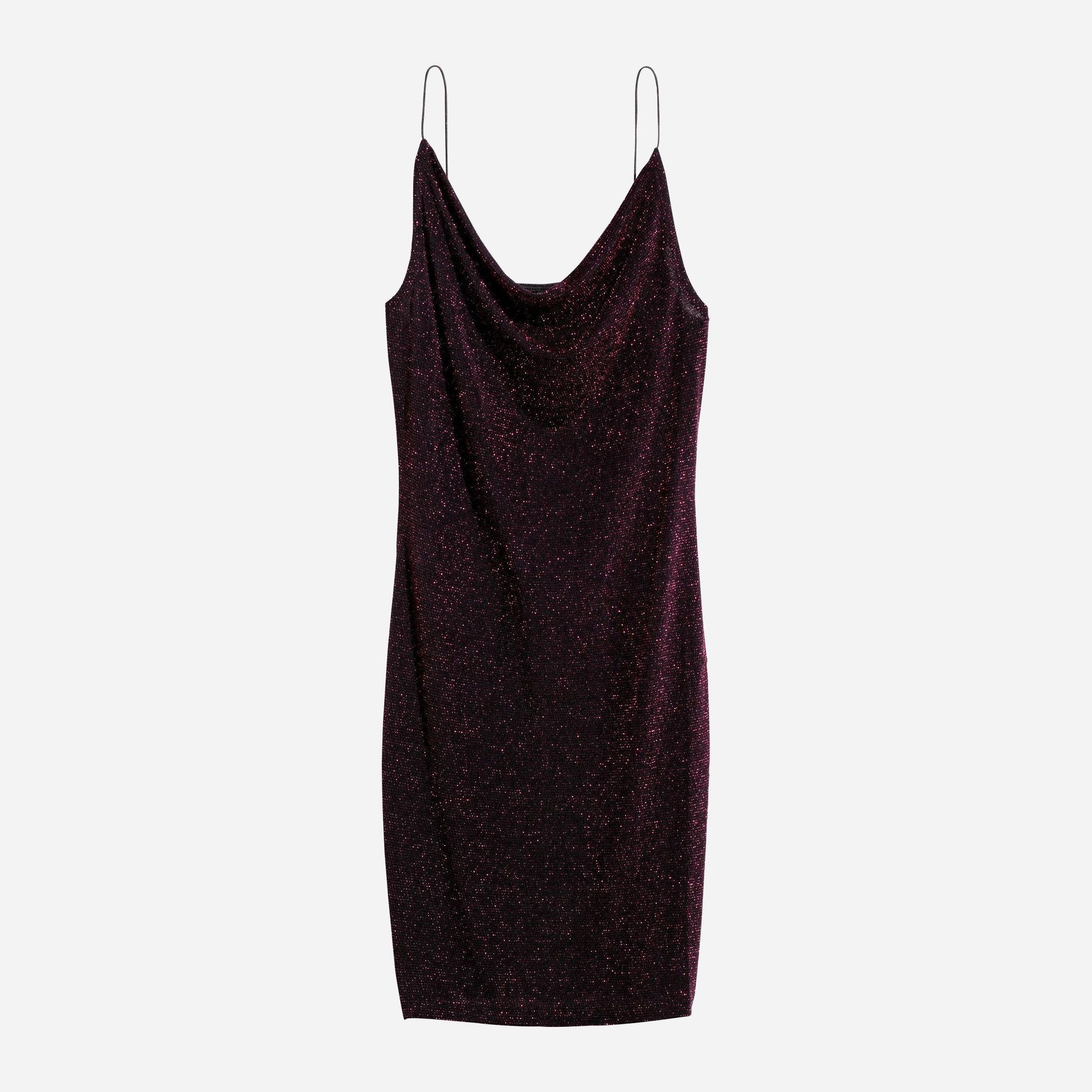 

Платье H&M 5580016-ACBJ 36 Черное с бордовым