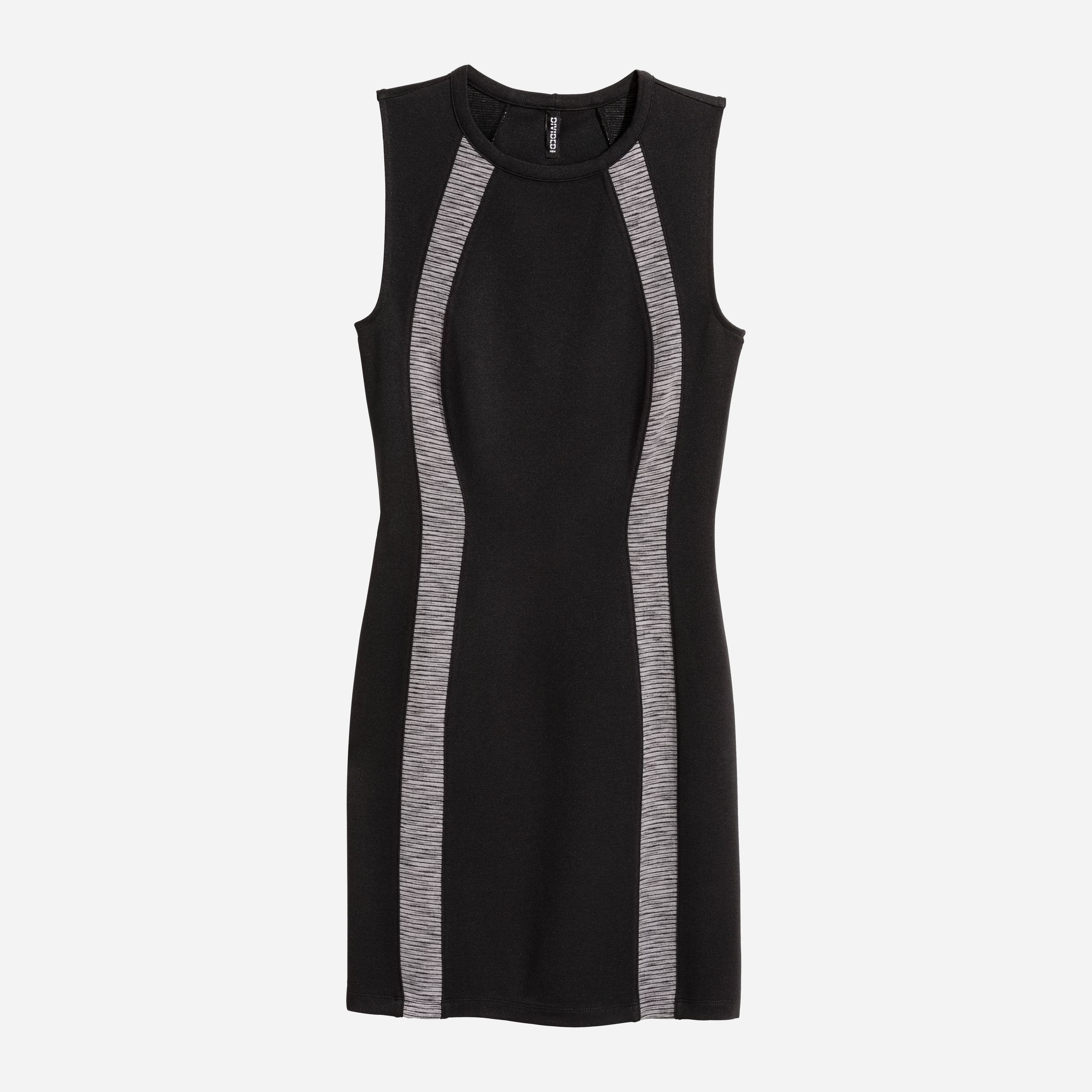 

Платье H&M 5199266-AANT 42 Черно-серое
