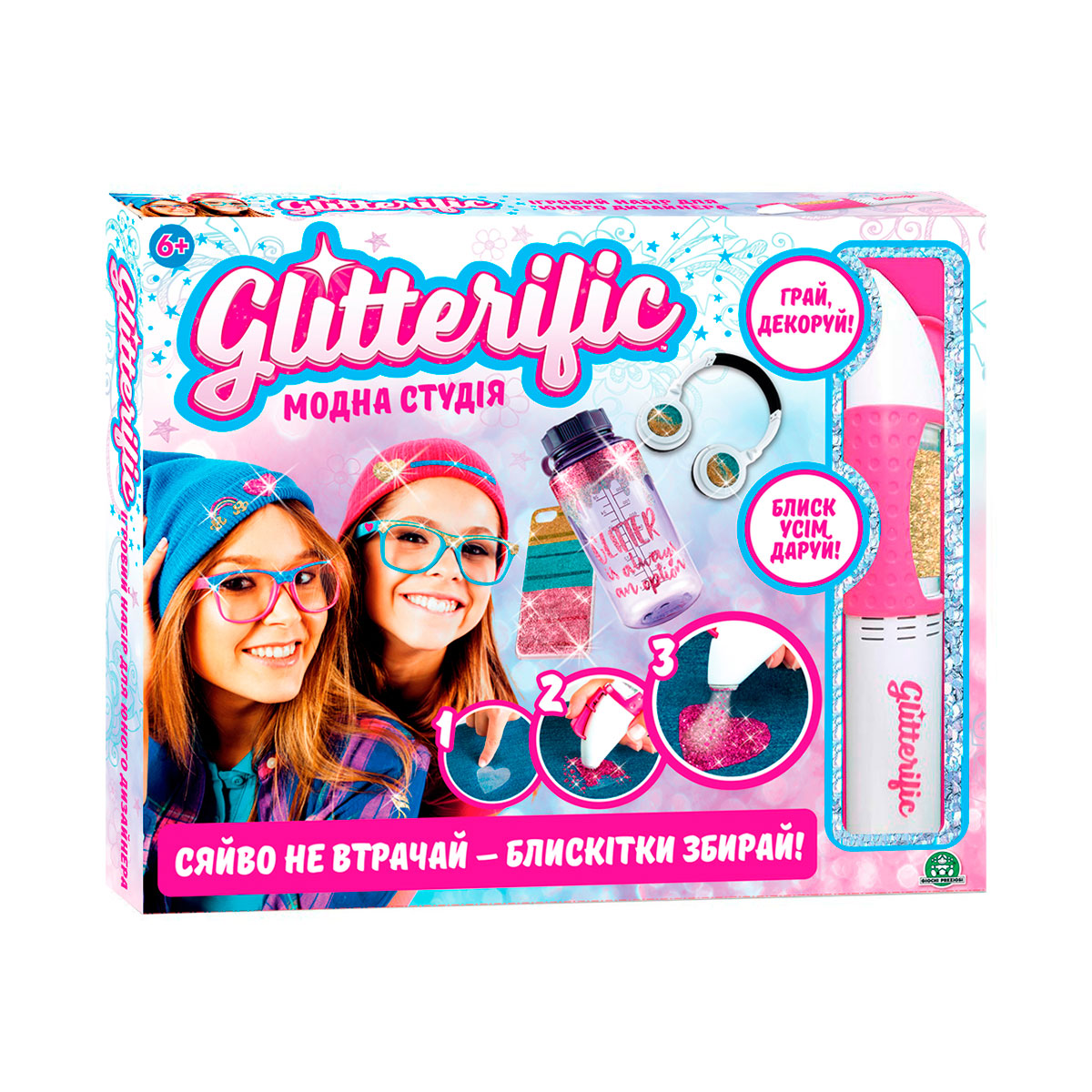 

Игровой набор для юного дизайнера GLITTERIFIC – МОДНАЯ СТУДИЯ (блёстки, наклейки) GLT00000/UA