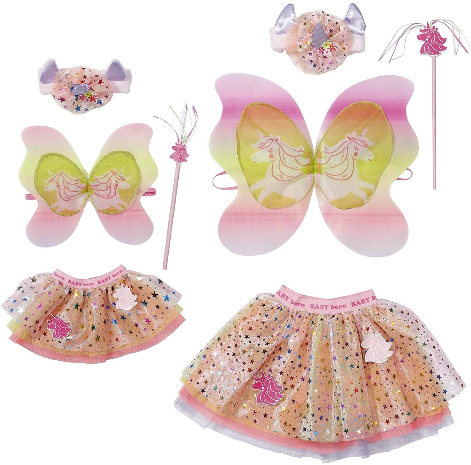 

Игровой набор аксессуары для перевоплощения BABY BORN-ЕДИНОРОГ 829325