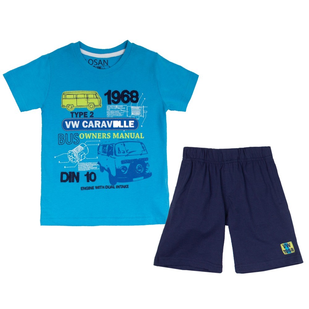

Костюм : Футболка и шорты Losan Kids boys (315-8004AC/187) Темно-бирюзовый 2 Years-92 см